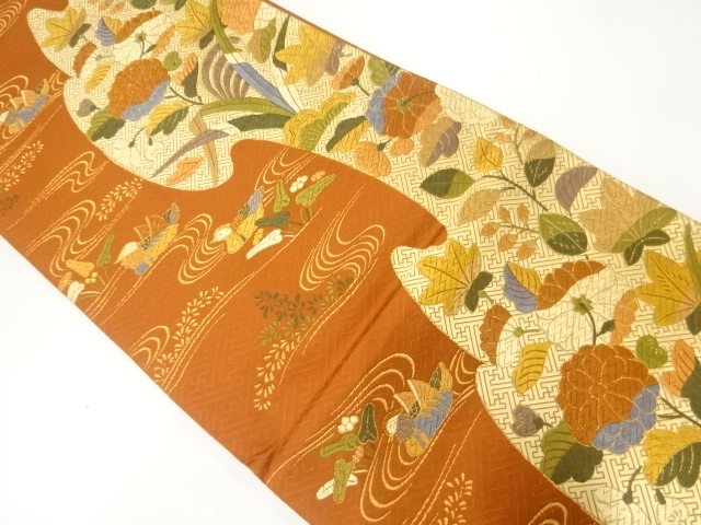 Japanese Kimono / Fukuro Obi Silk